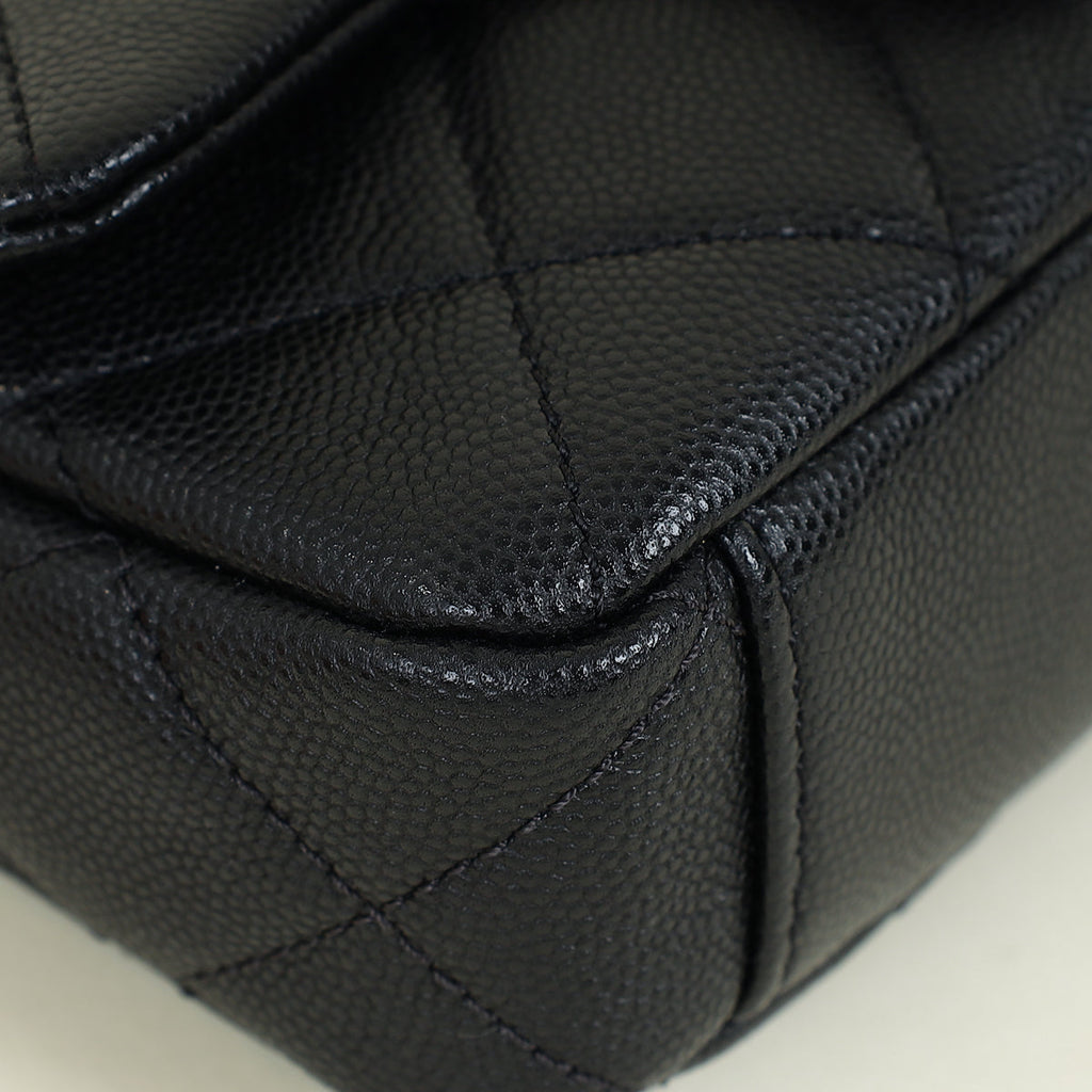Chanel Black CC Mini Chain Flap Bag