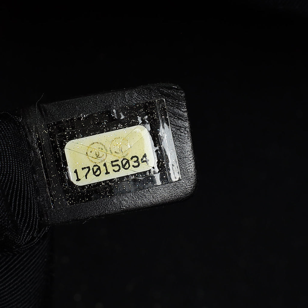 Chanel Black CC Executive Cerf Tote Small Bag