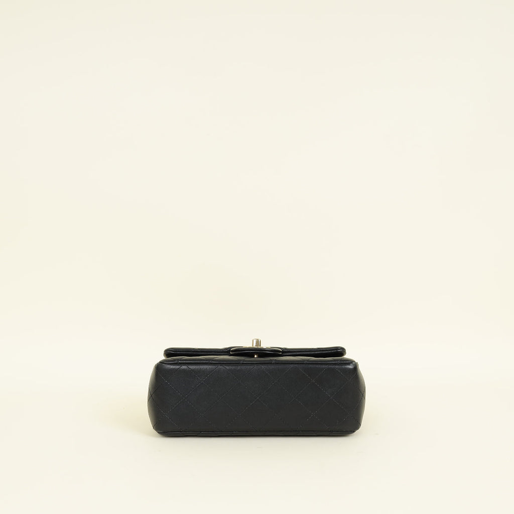 Chanel Black CC Mini Rectangular Classic Flap Bag