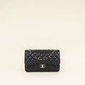 Chanel Black CC Classic Double Flap Jumbo Bag