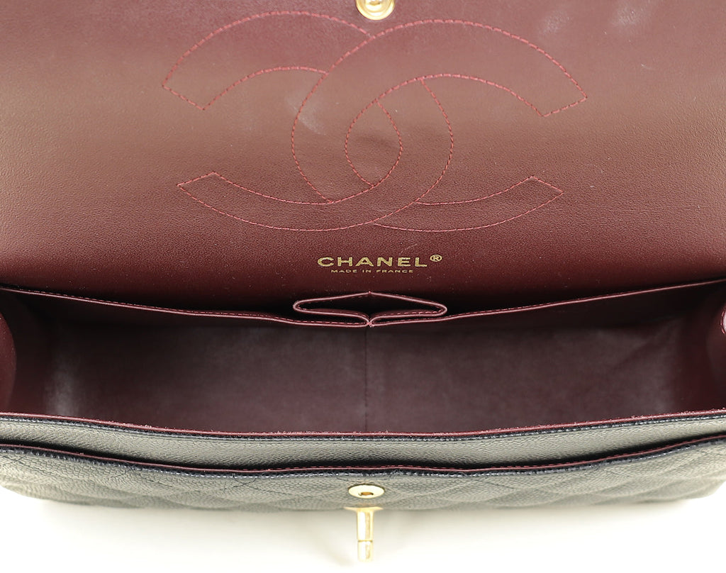 Chanel Black CC Classic Double Flap Jumbo Bag