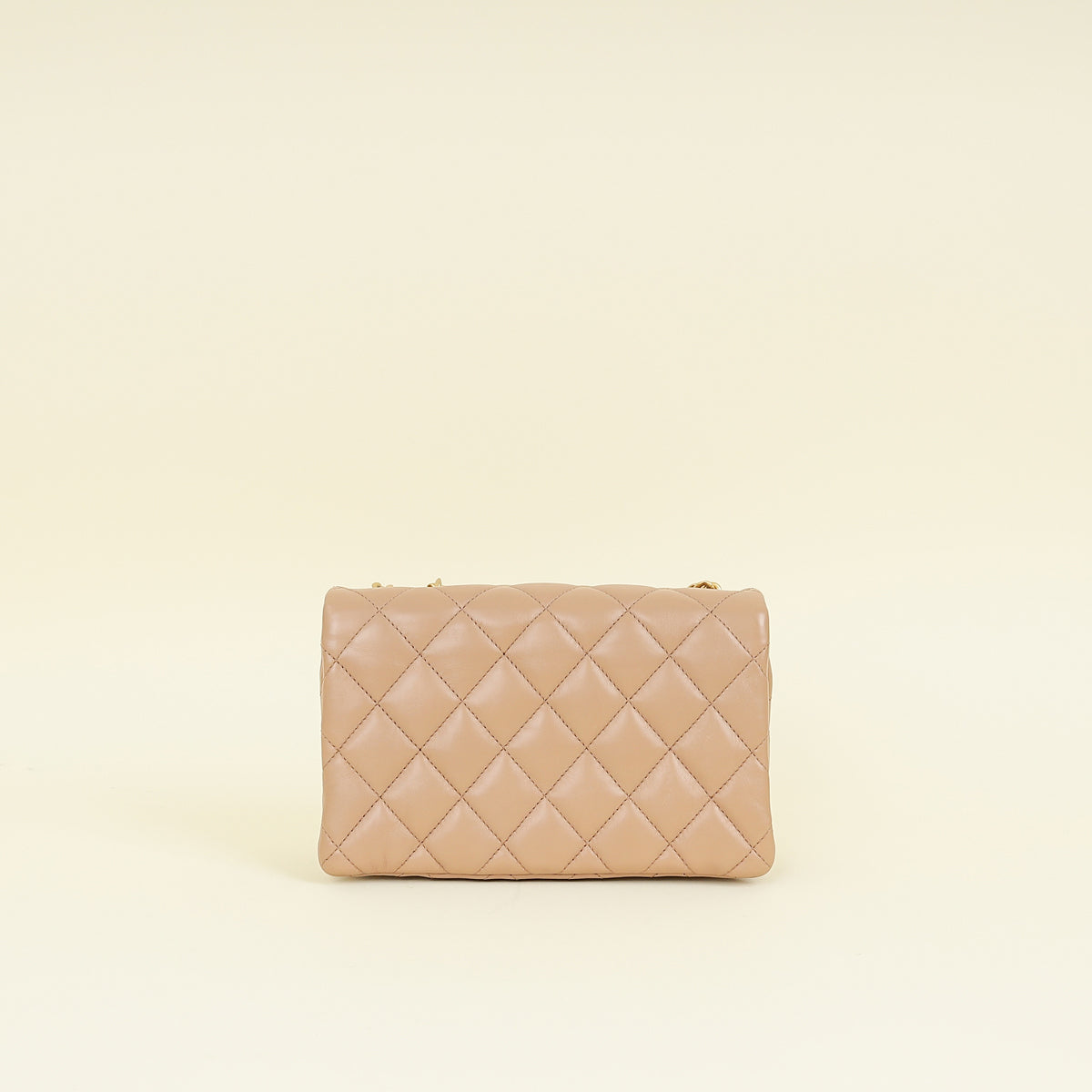Chanel Natural Pillow Crush Small Flap Shoulder Bag