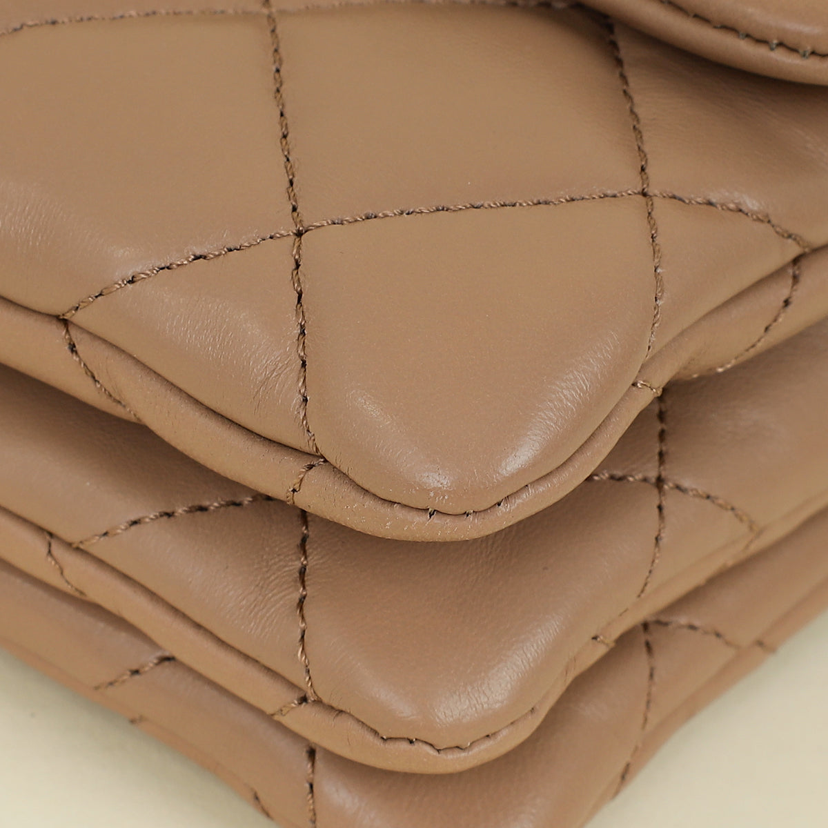Chanel Natural Pillow Crush Small Flap Shoulder Bag