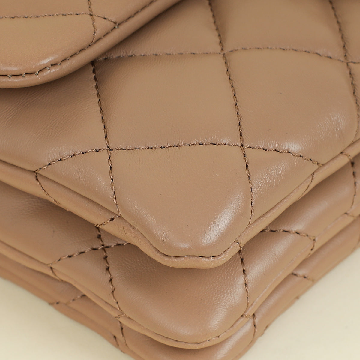 Chanel Natural Pillow Crush Small Flap Shoulder Bag