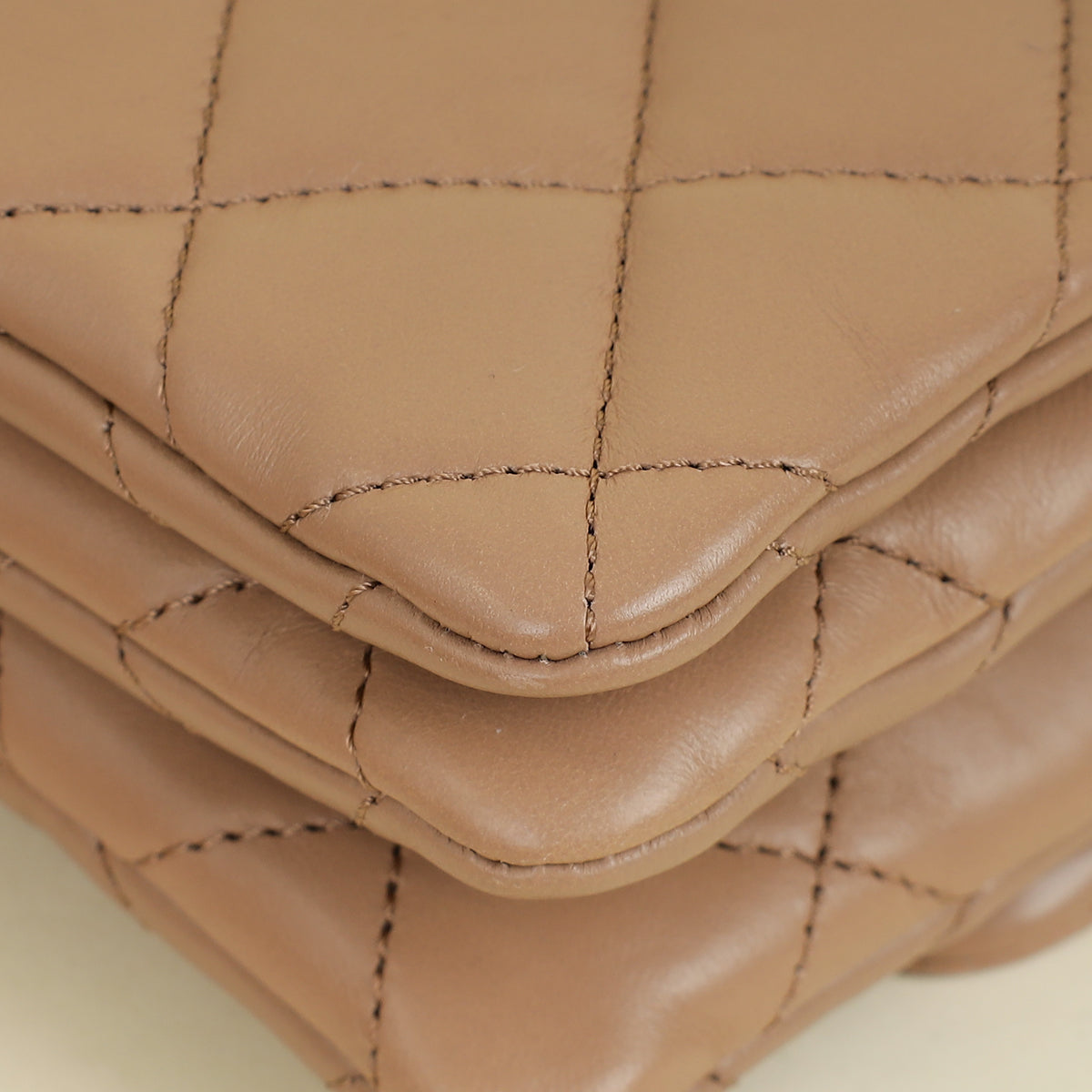 Chanel Natural Pillow Crush Small Flap Shoulder Bag
