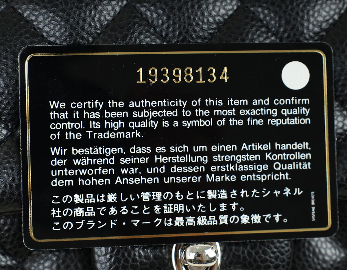 Chanel Black Classic Mini Square Flap Bag