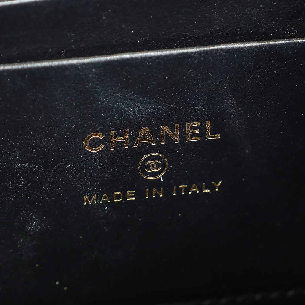 Chanel Black CC Coco Handle Micro Chain Bag