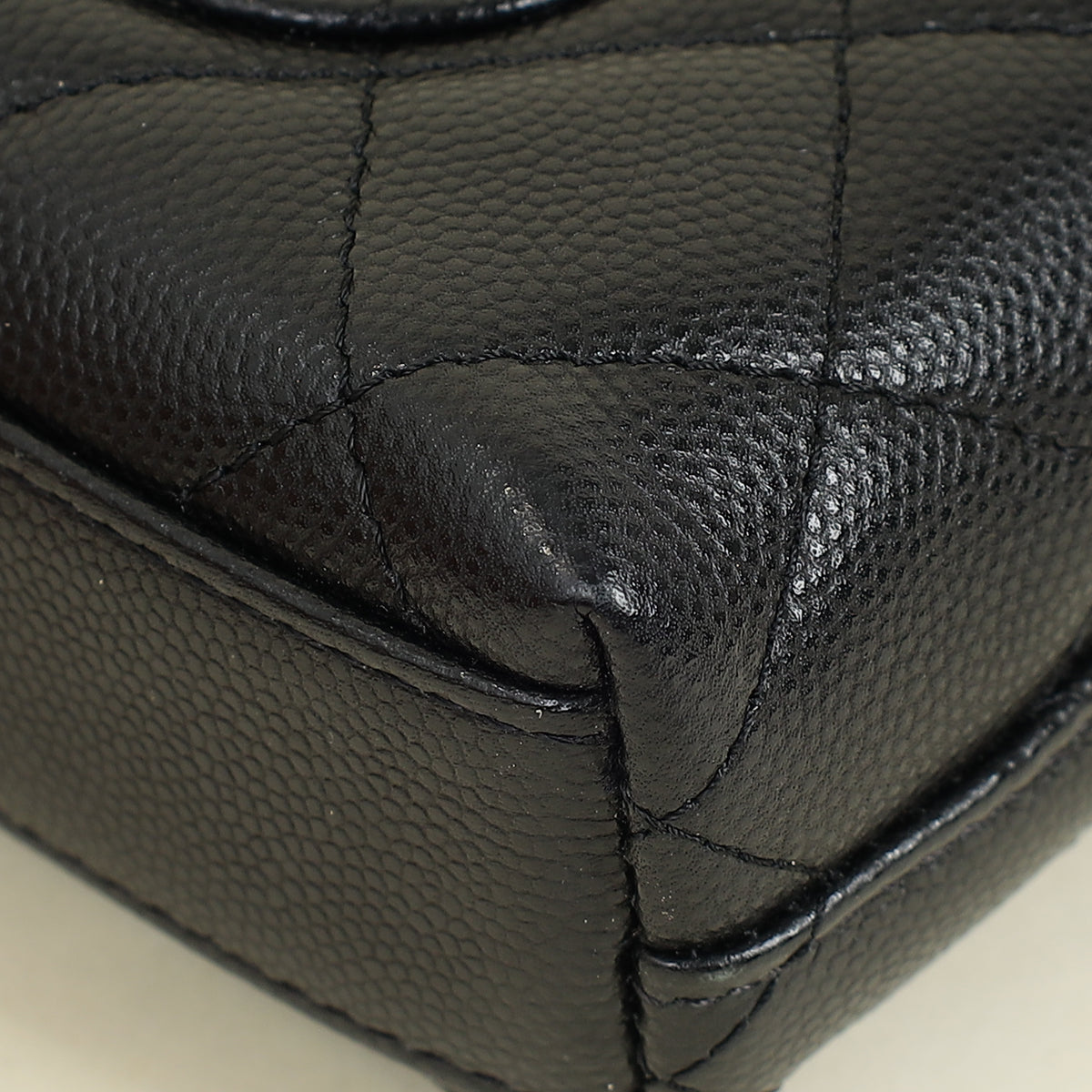 Chanel Black CC Coco Handle Micro Chain Bag