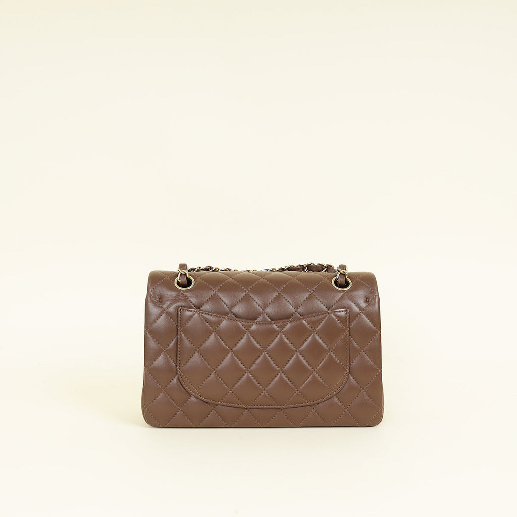 Chanel Brown CC Classic Double Flap Small Bag