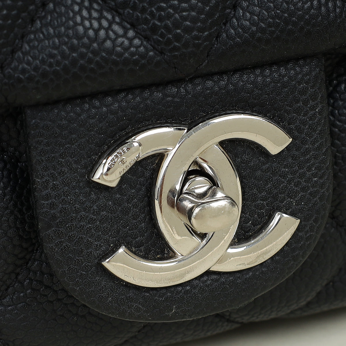 Chanel Black CC Easy Flap Jumbo Bag