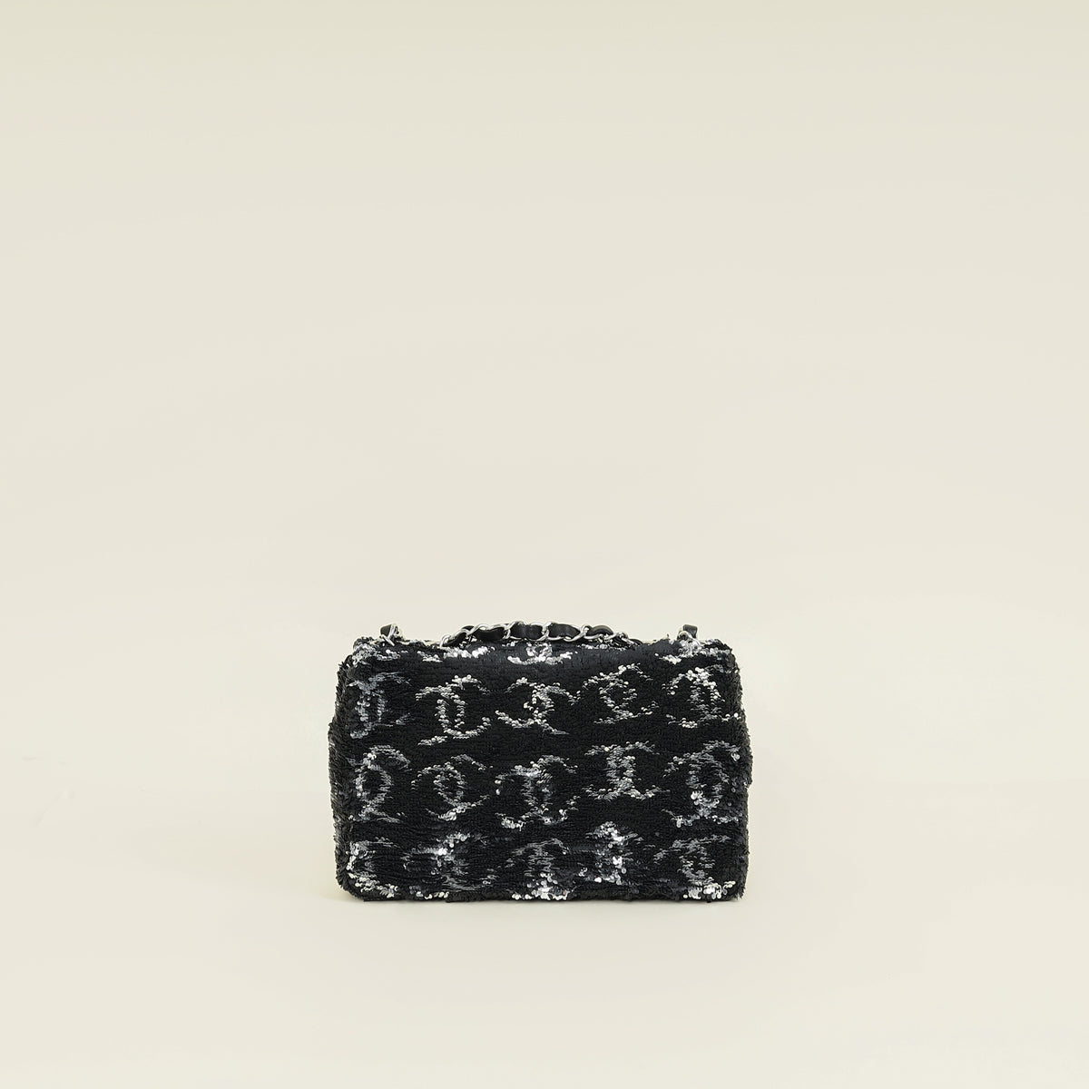 Chanel Bicolor CC Sequins Mini Flap Evening Bag
