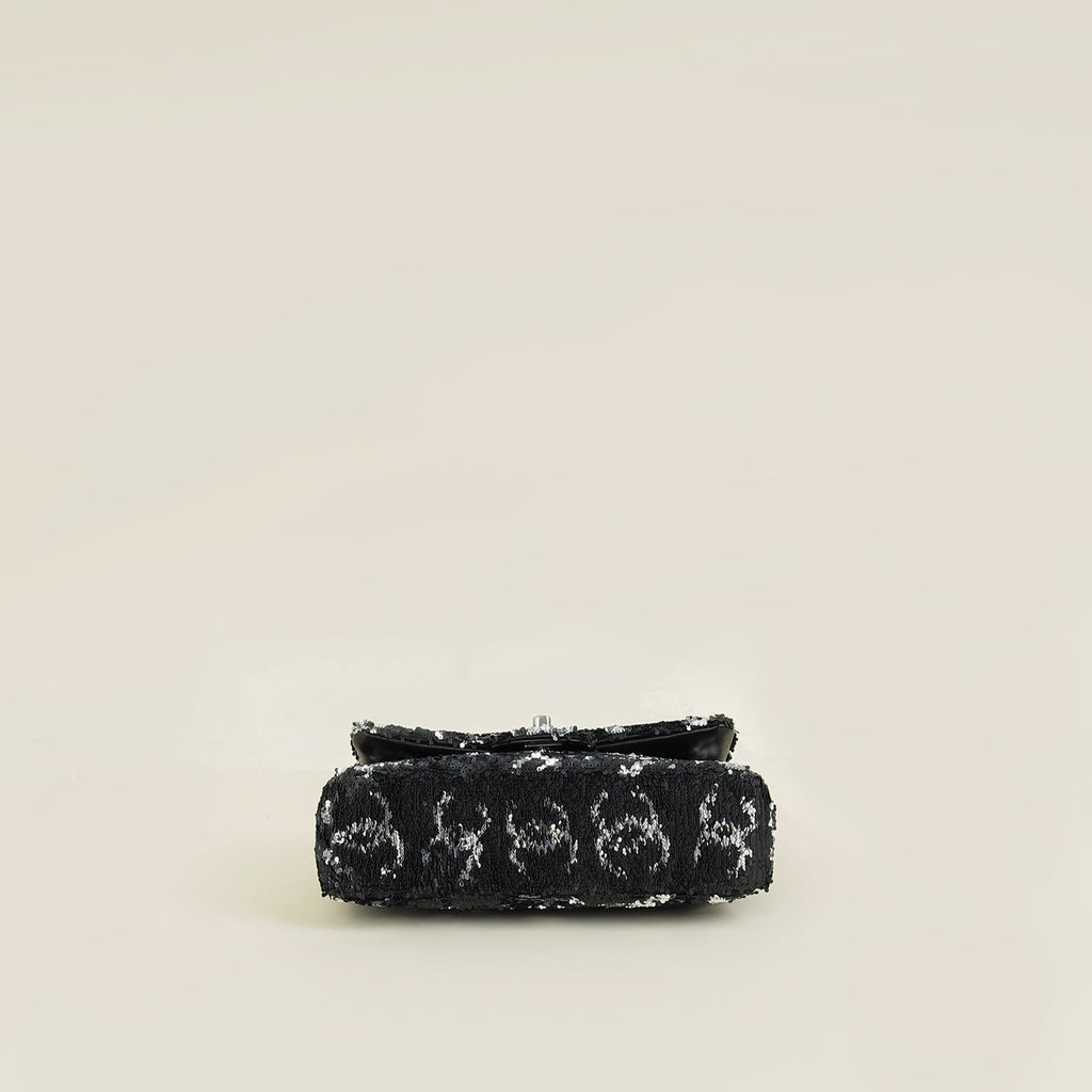 Chanel Bicolor CC Sequins Mini Flap Evening Bag