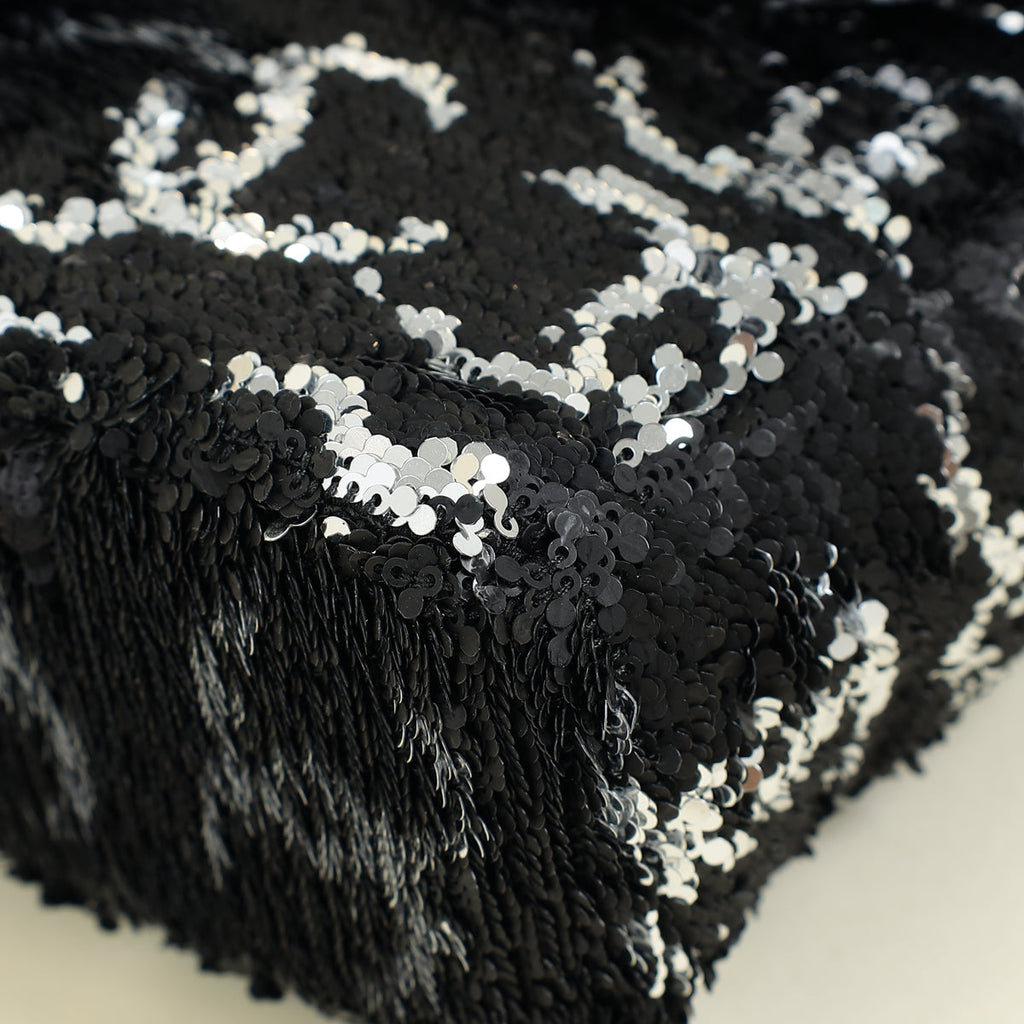 Chanel Bicolor CC Sequins Mini Flap Evening Bag