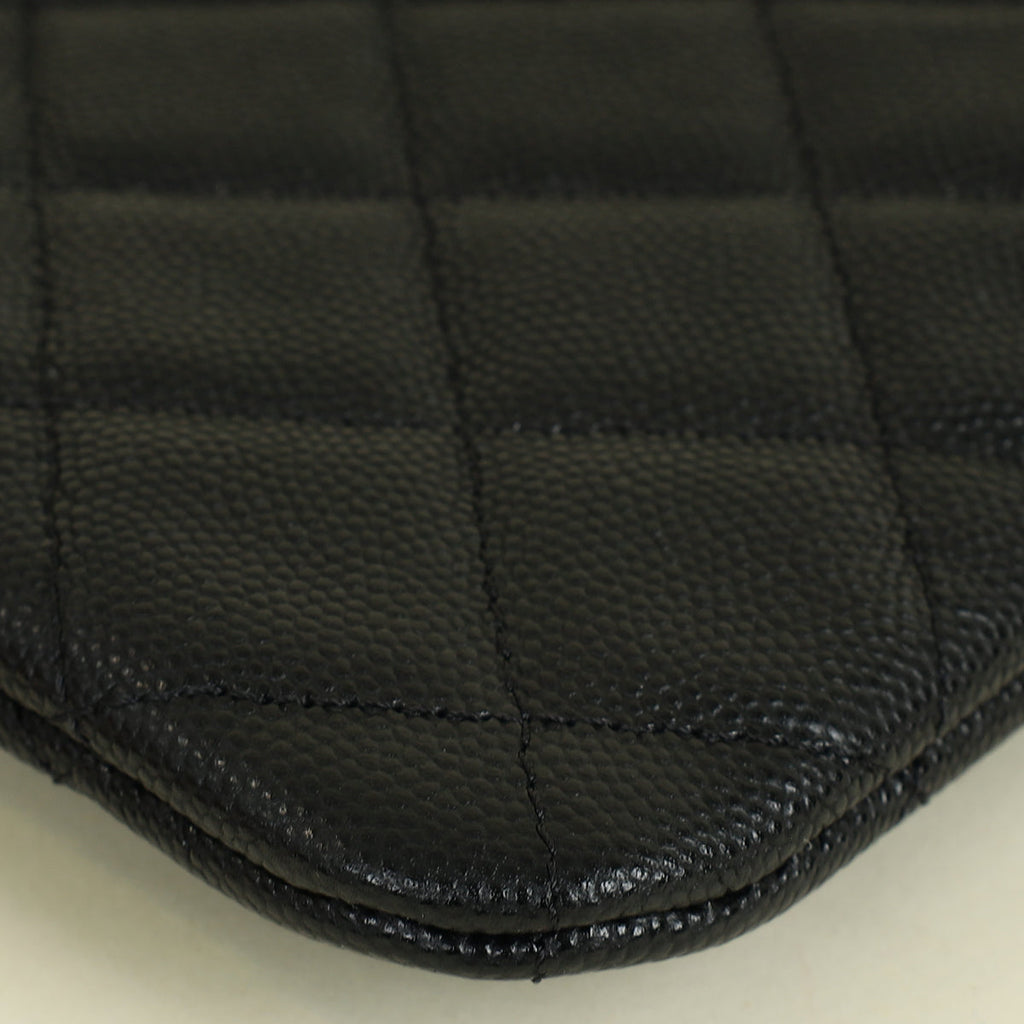 Chanel Black Classic Zipped Pouch