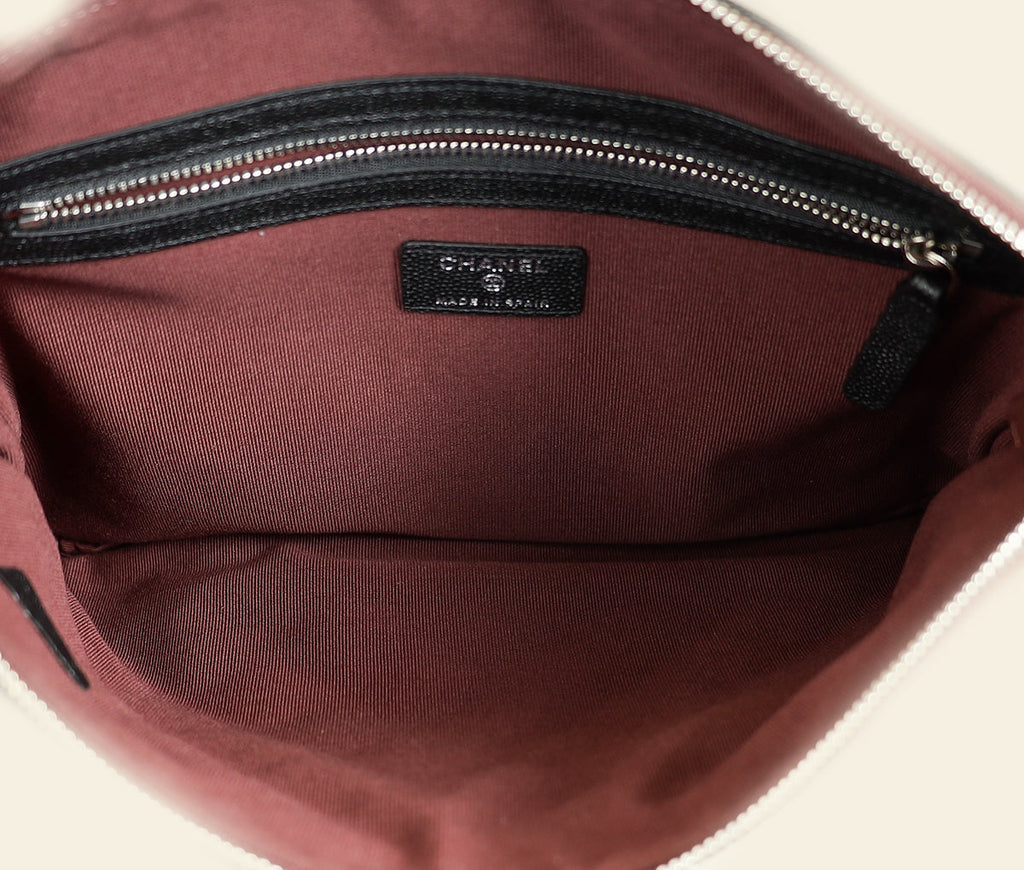 Chanel Black Classic Zipped Pouch