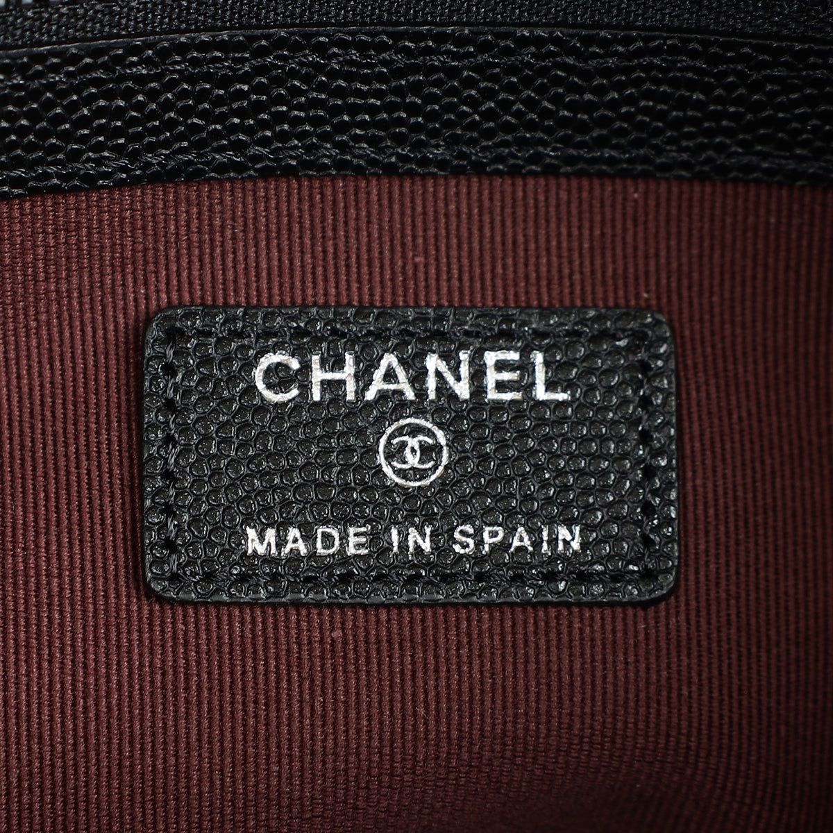 Chanel Black Classic Zipped Pouch