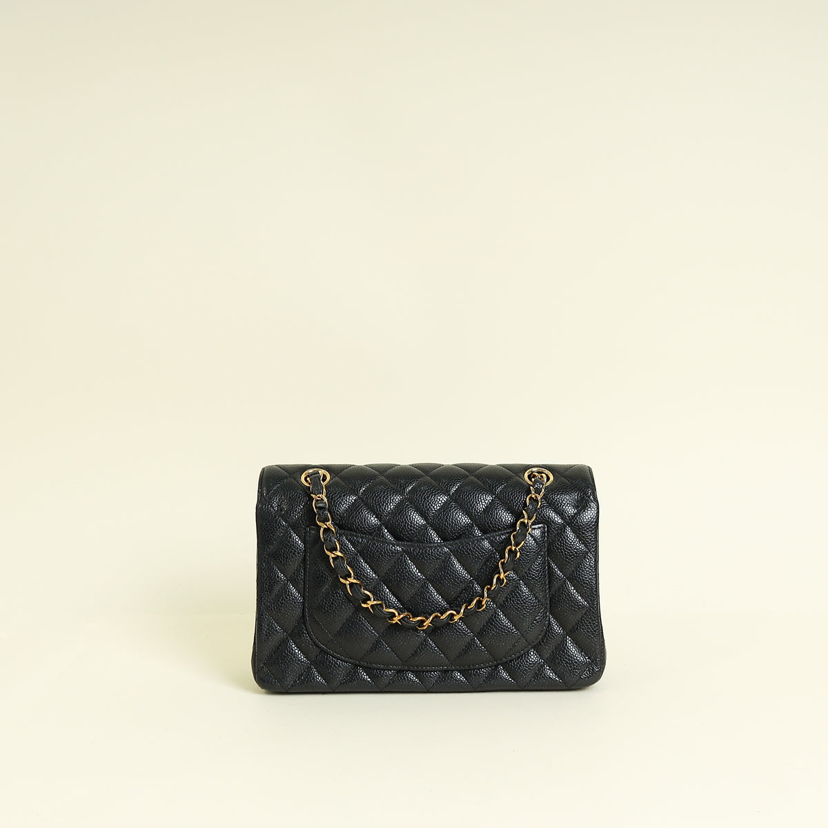 Chanel Black CC Classic Double Flap Small Bag
