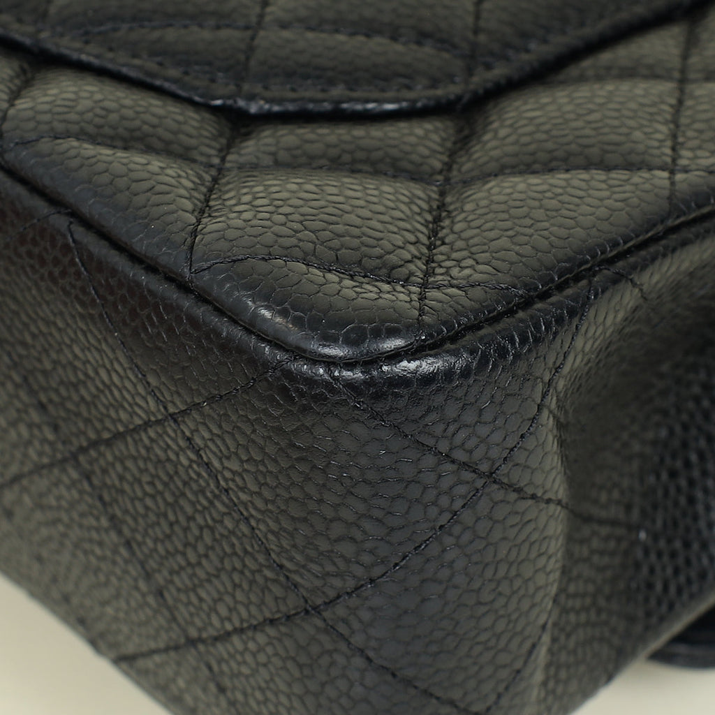 Chanel Black CC Classic Double Flap Small Bag