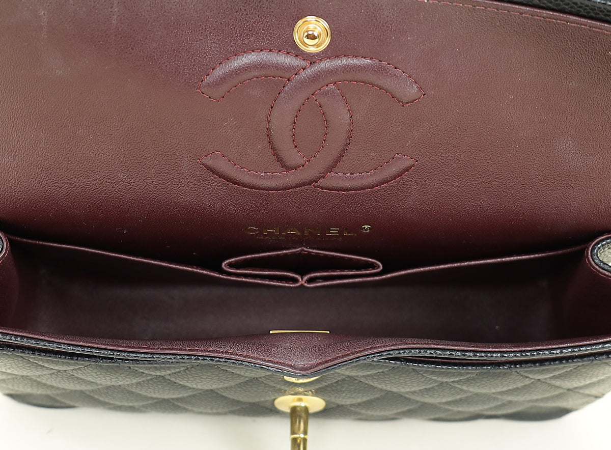 Chanel Black CC Classic Double Flap Small Bag
