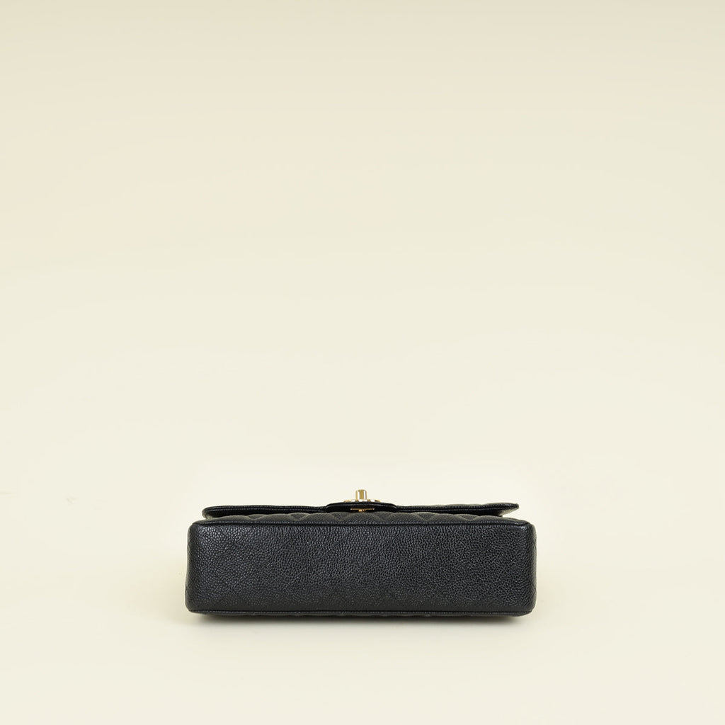 Chanel Black CC Classic 11.12 Double Flap Medium Bag