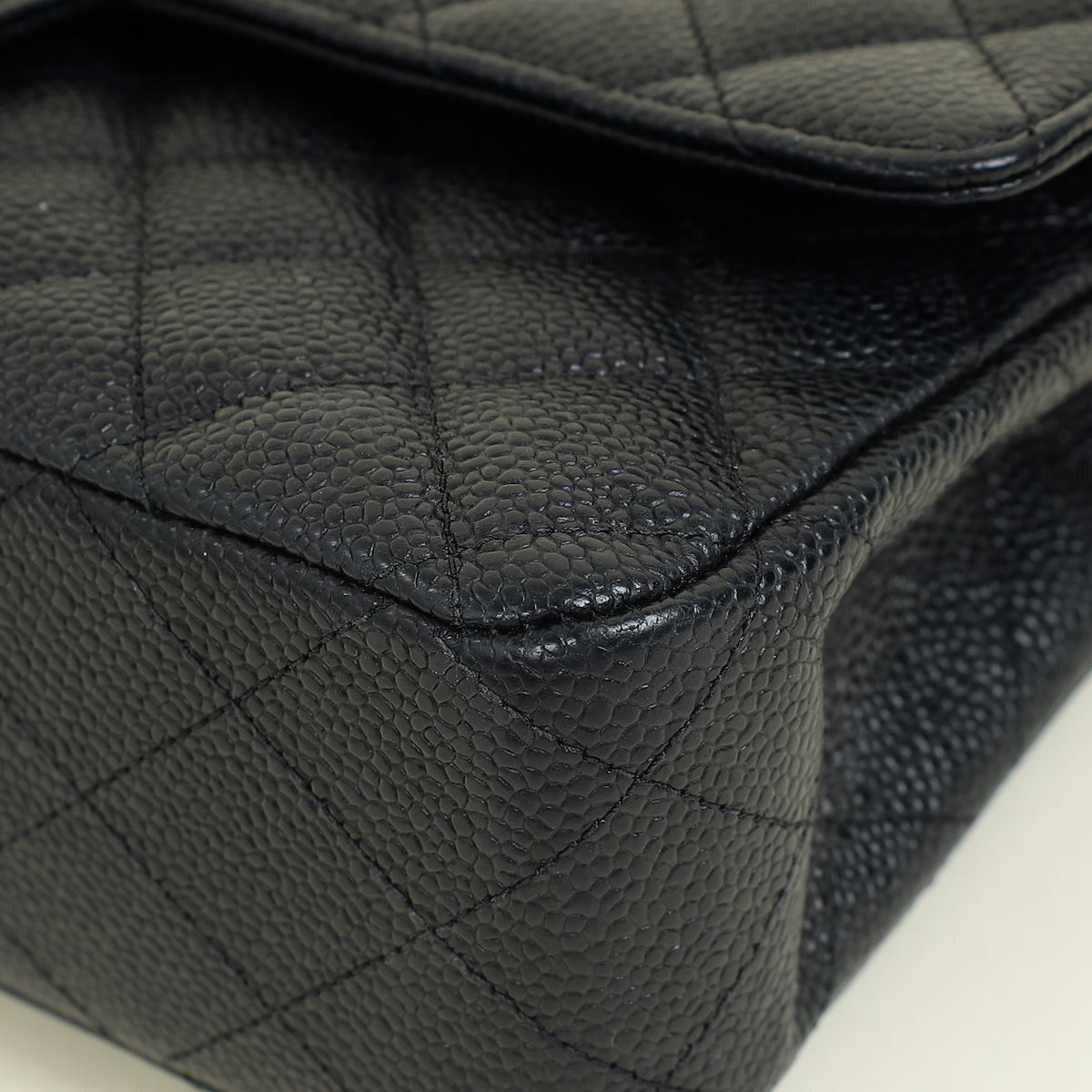 Chanel Black CC Classic 11.12 Double Flap Medium Bag