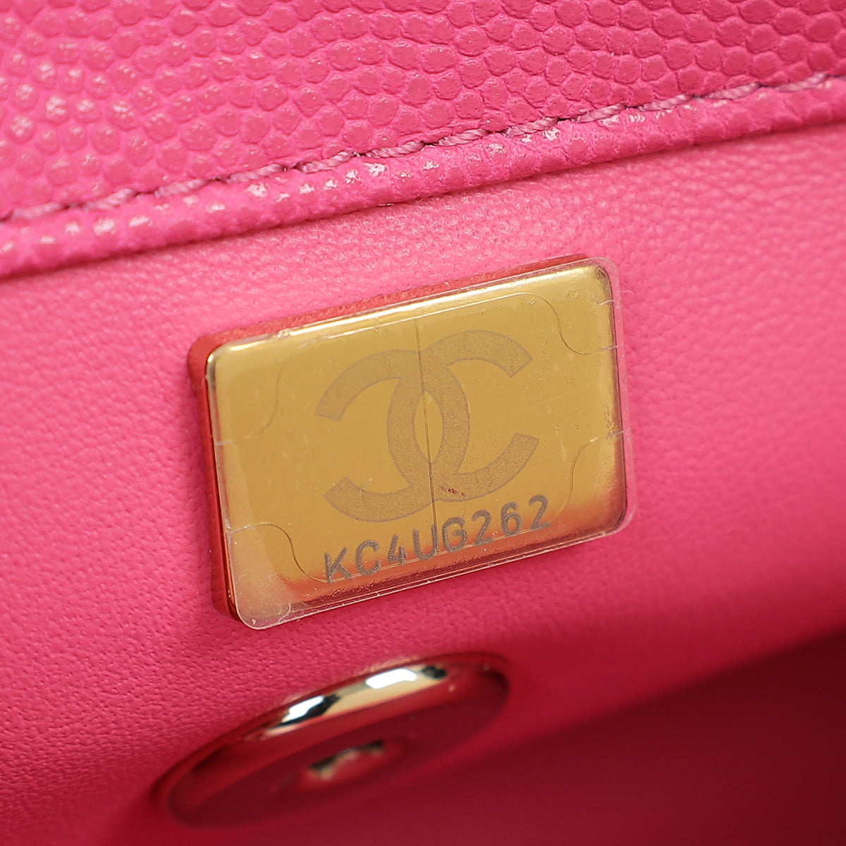 Chanel Fuchsia CC Coco Handle Bag
