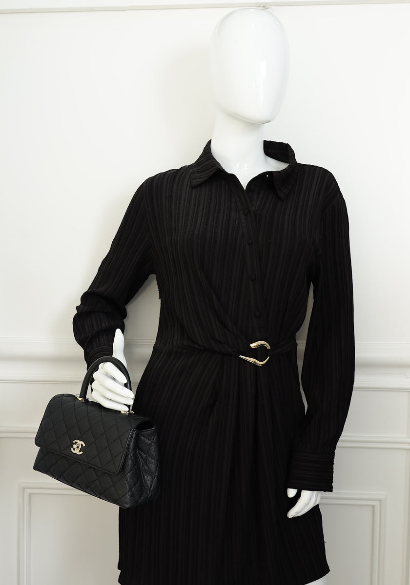 Chanel Black CC Coco Handle Bag