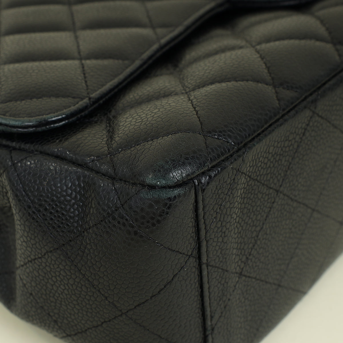 Chanel Black CC Classic Double Flap Maxi Bag