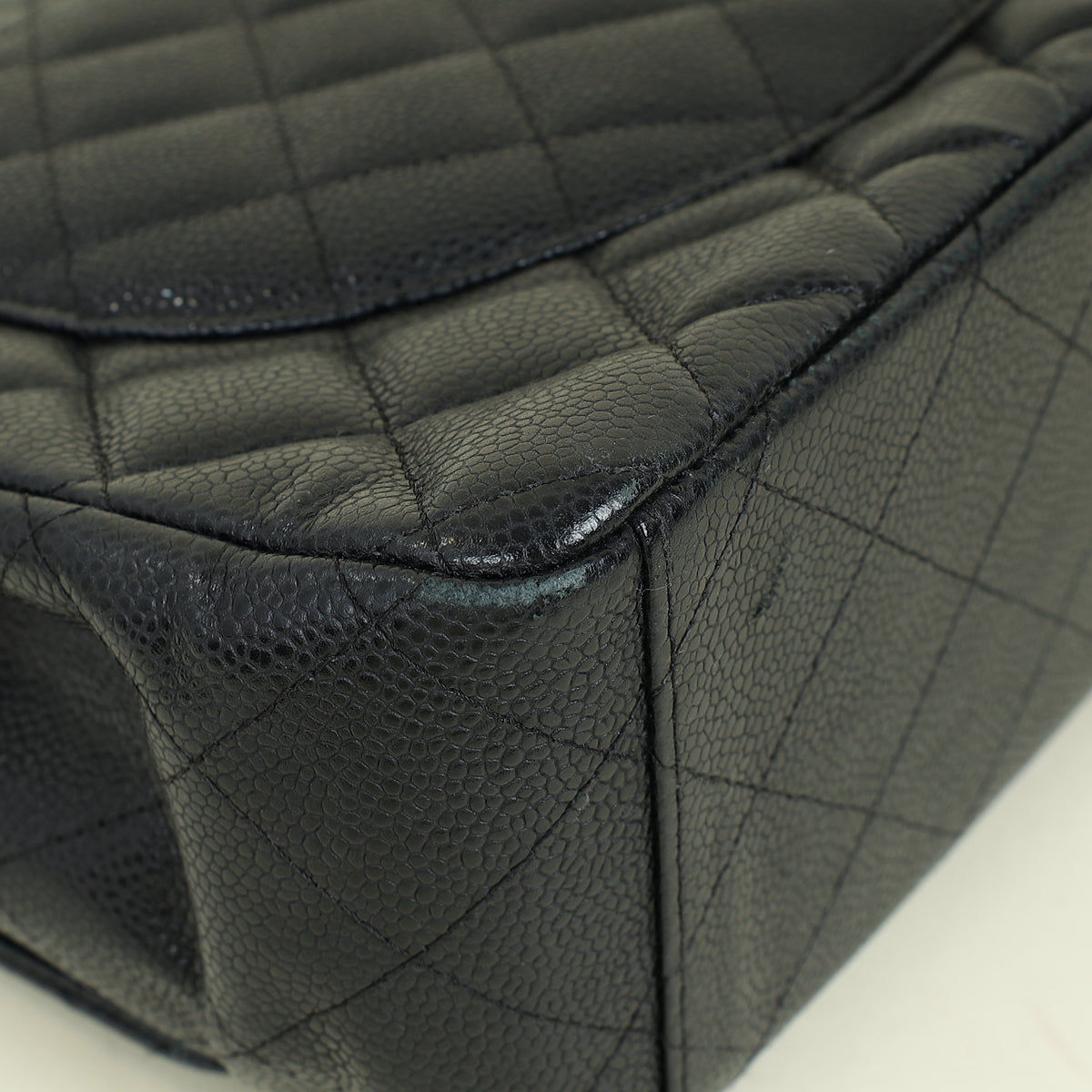 Chanel Black CC Classic Double Flap Maxi Bag