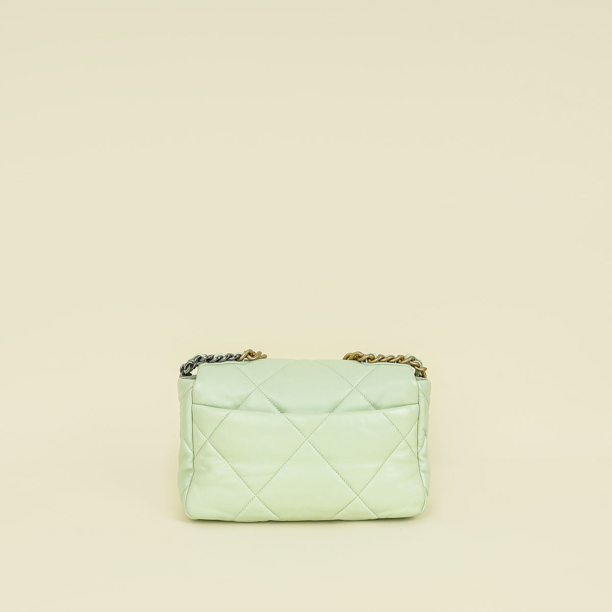 Chanel Light Mint 19 Flap Small Shoulder Bag
