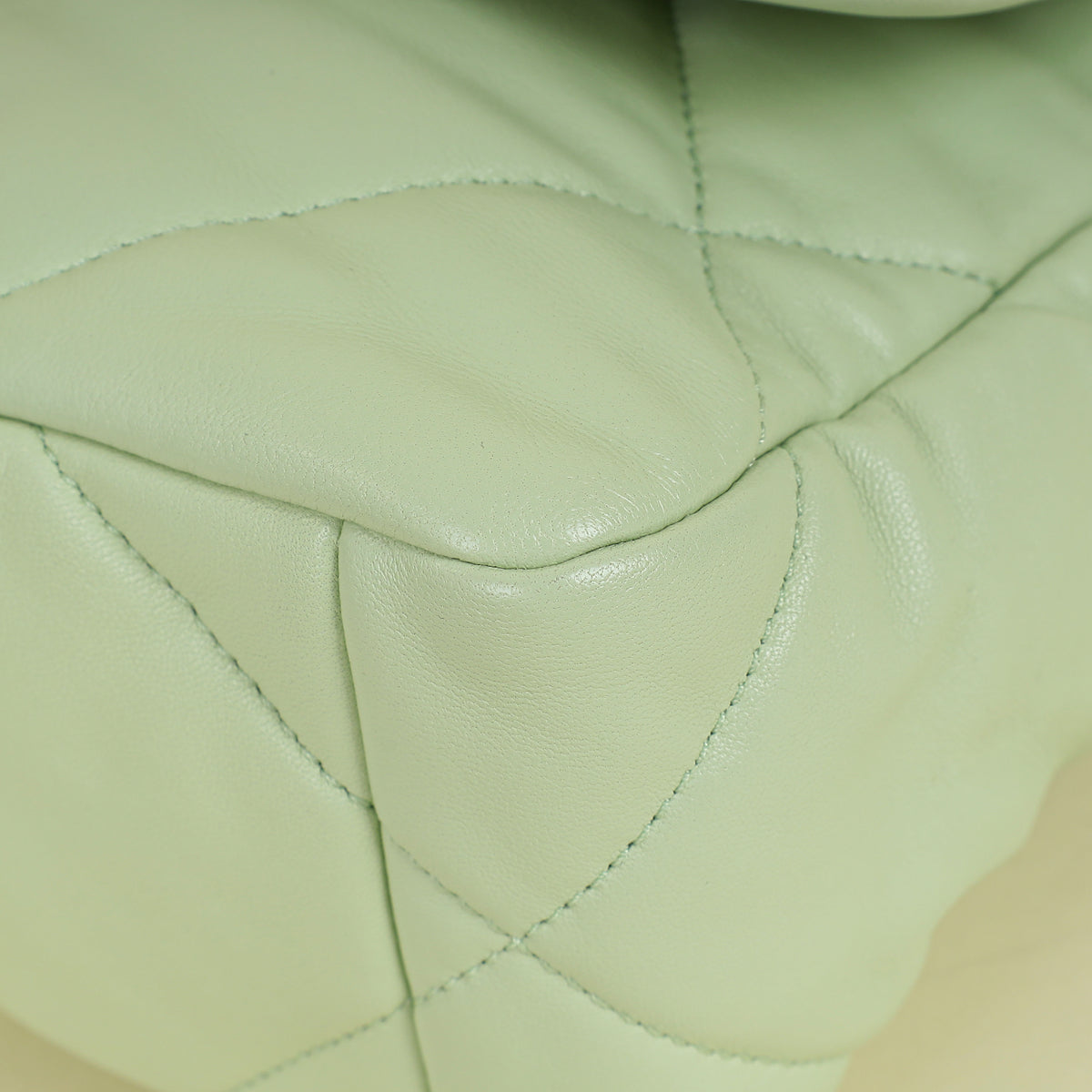 Chanel Light Mint 19 Flap Small Shoulder Bag