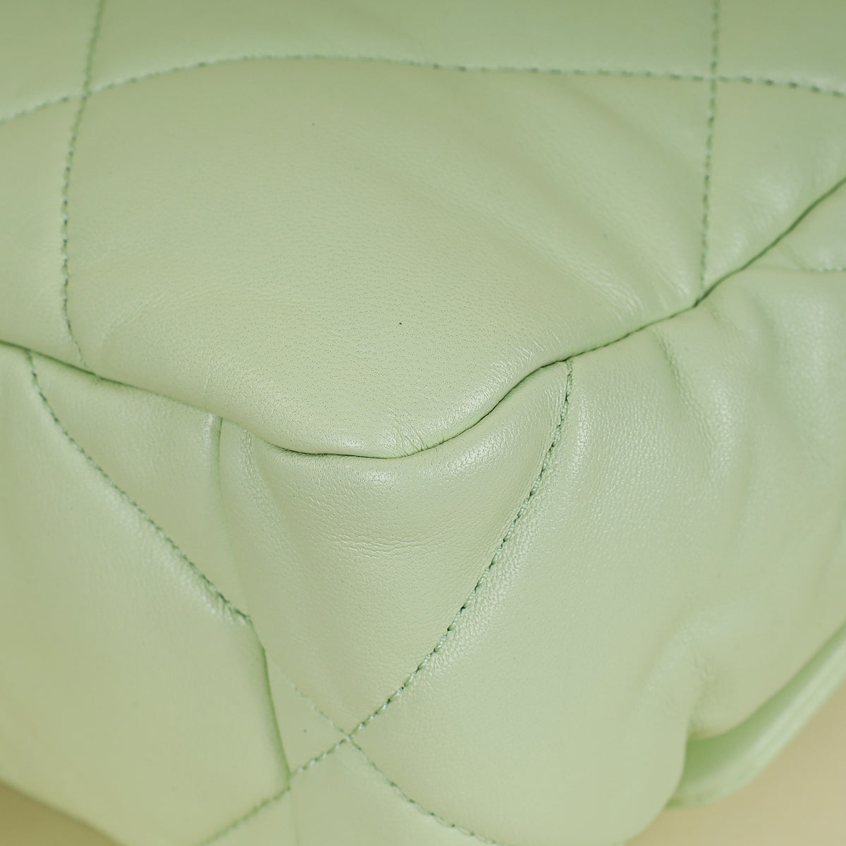 Chanel Light Mint 19 Flap Small Shoulder Bag