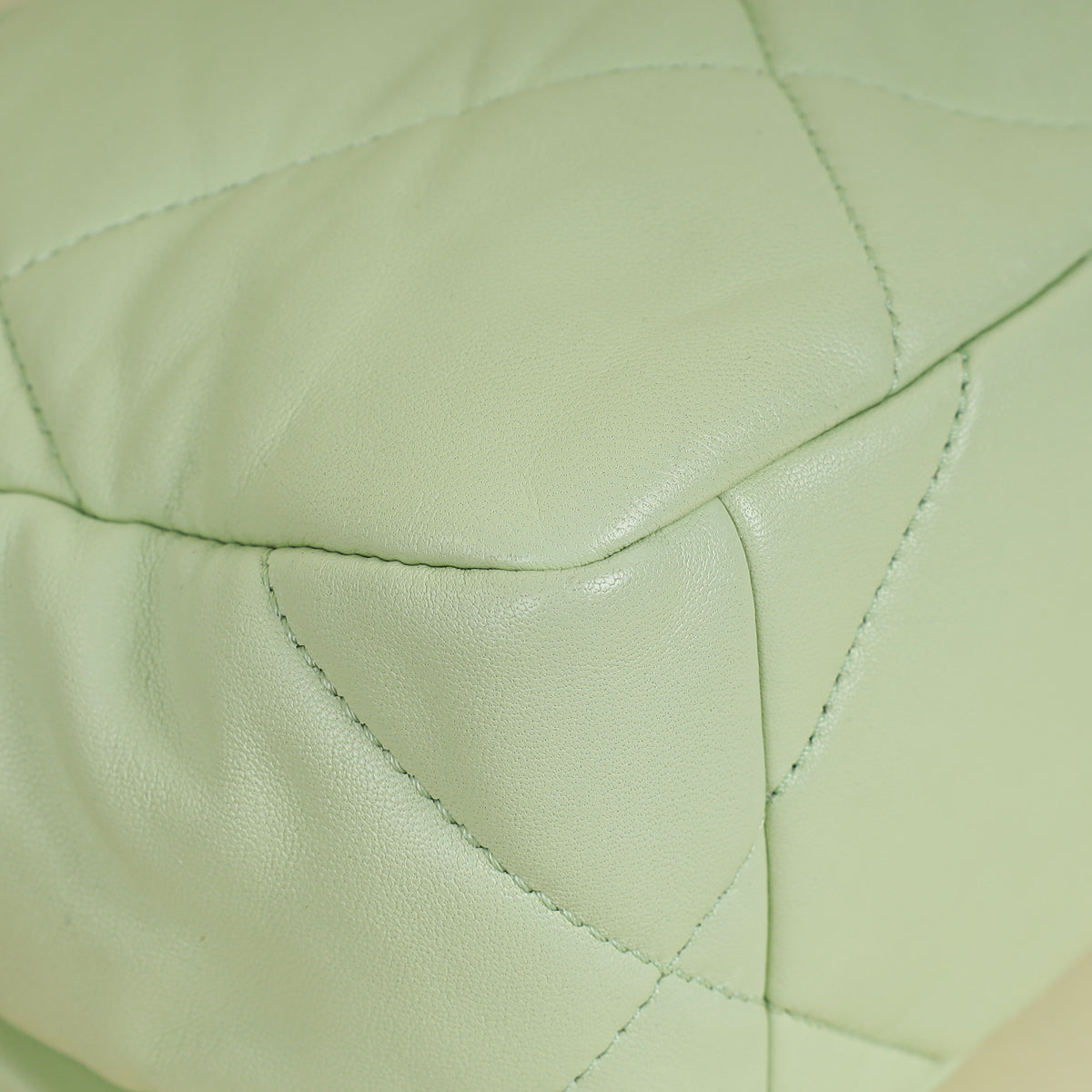 Chanel Light Mint 19 Flap Small Shoulder Bag