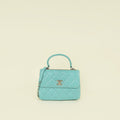 Chanel Light Teal Trendy Flap Bag