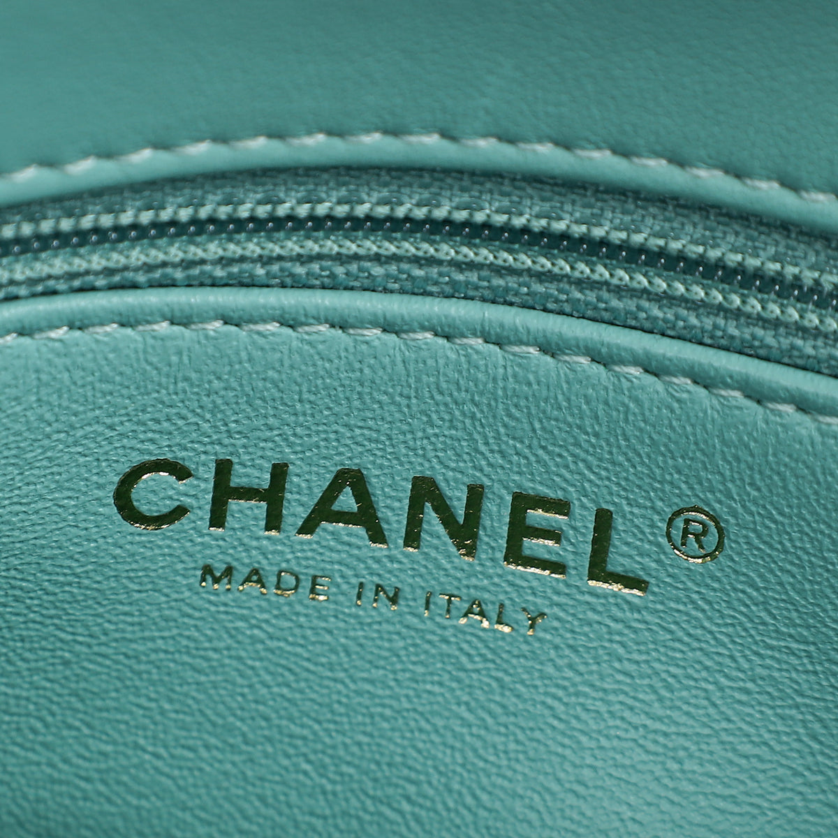 Chanel Light Teal Trendy Flap Bag