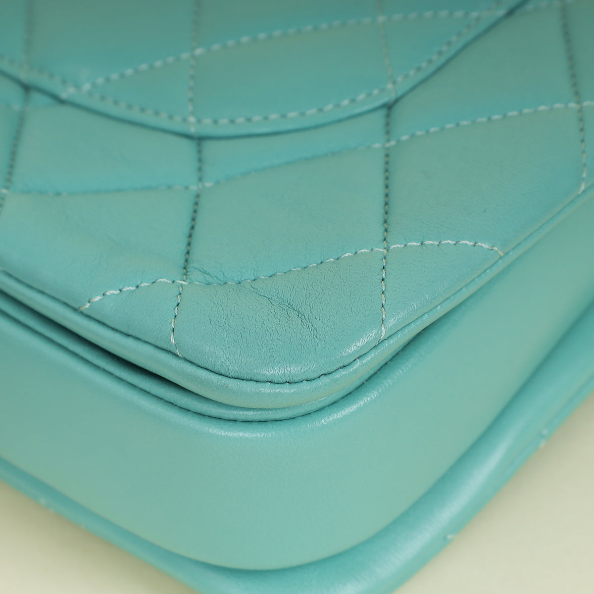 Chanel Light Teal Trendy Flap Bag