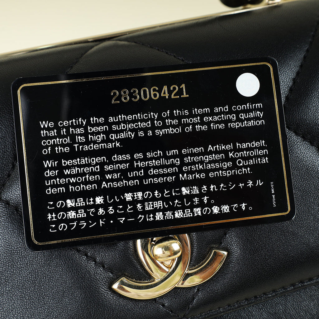 Chanel Black Trendy Small Flap Bag