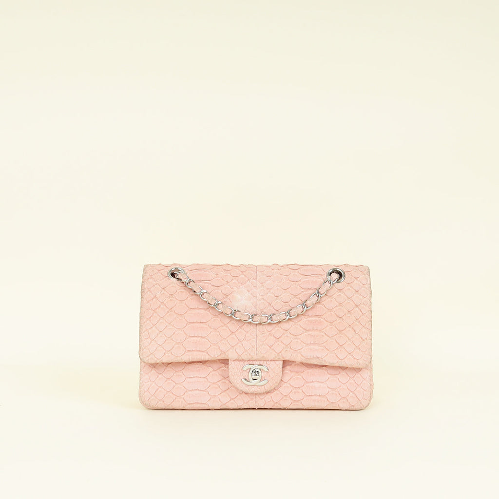 Chanel Light Pink Classic Double Flap Medium Bag