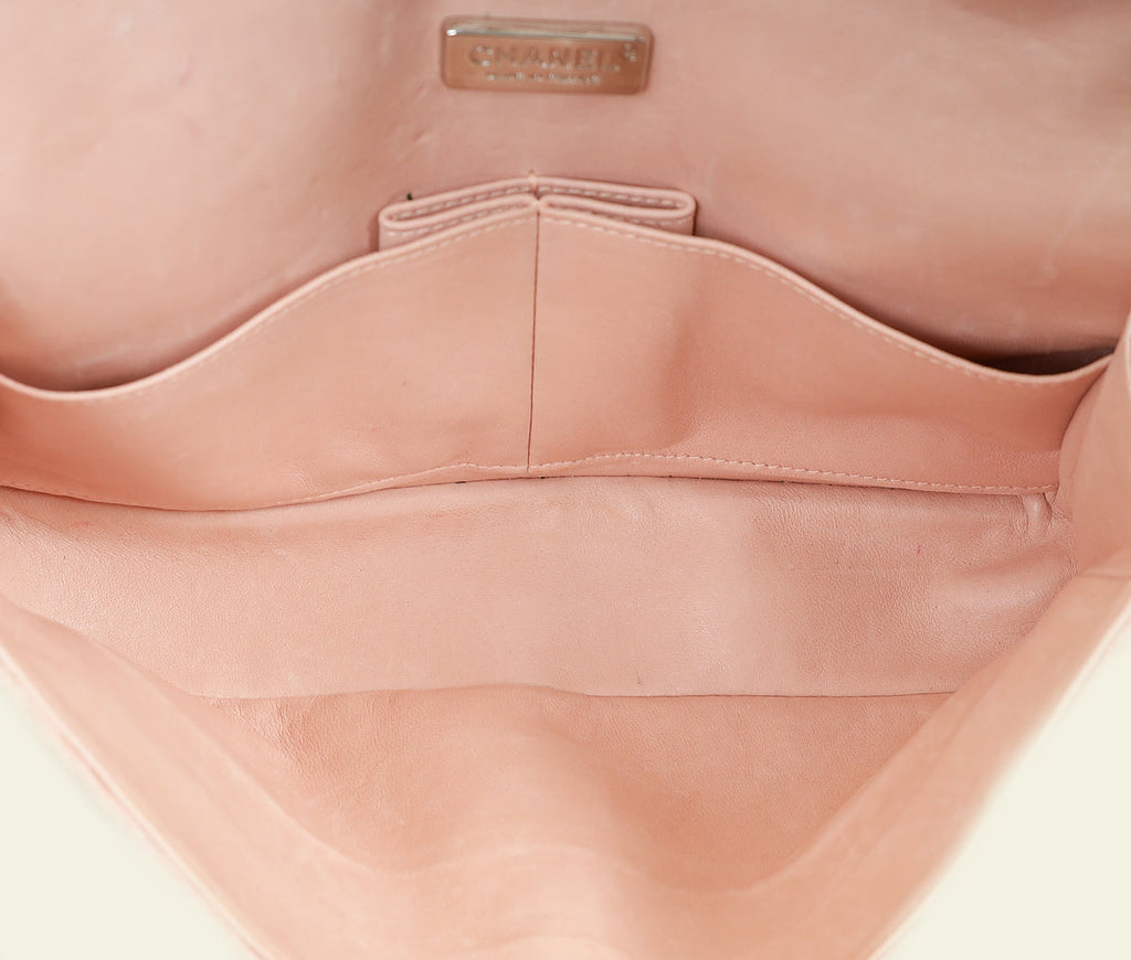 Chanel Light Pink Classic Double Flap Medium Bag