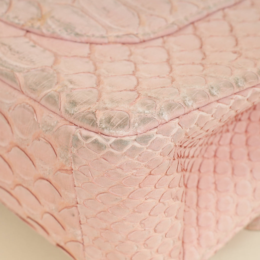 Chanel Light Pink Classic Double Flap Medium Bag