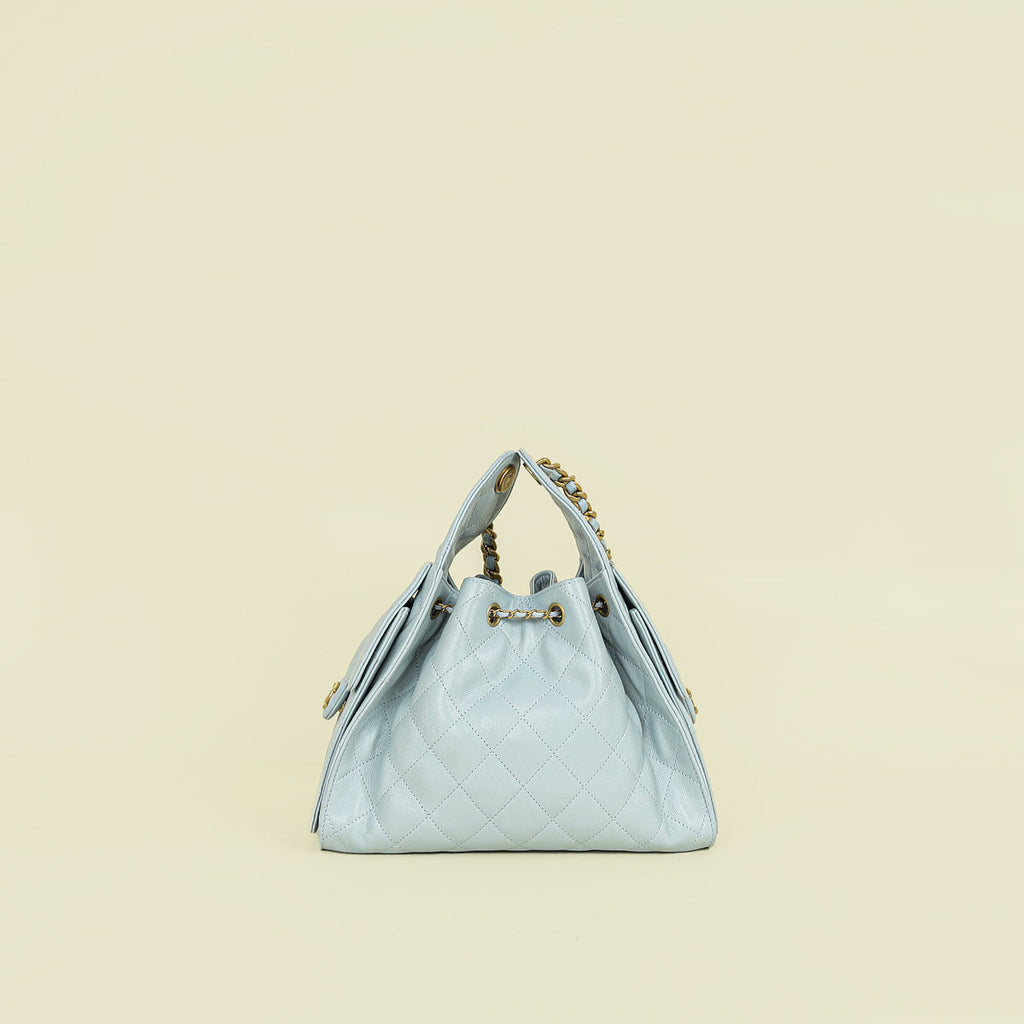 Chanel Sky Blue CC 25 Small Handbag