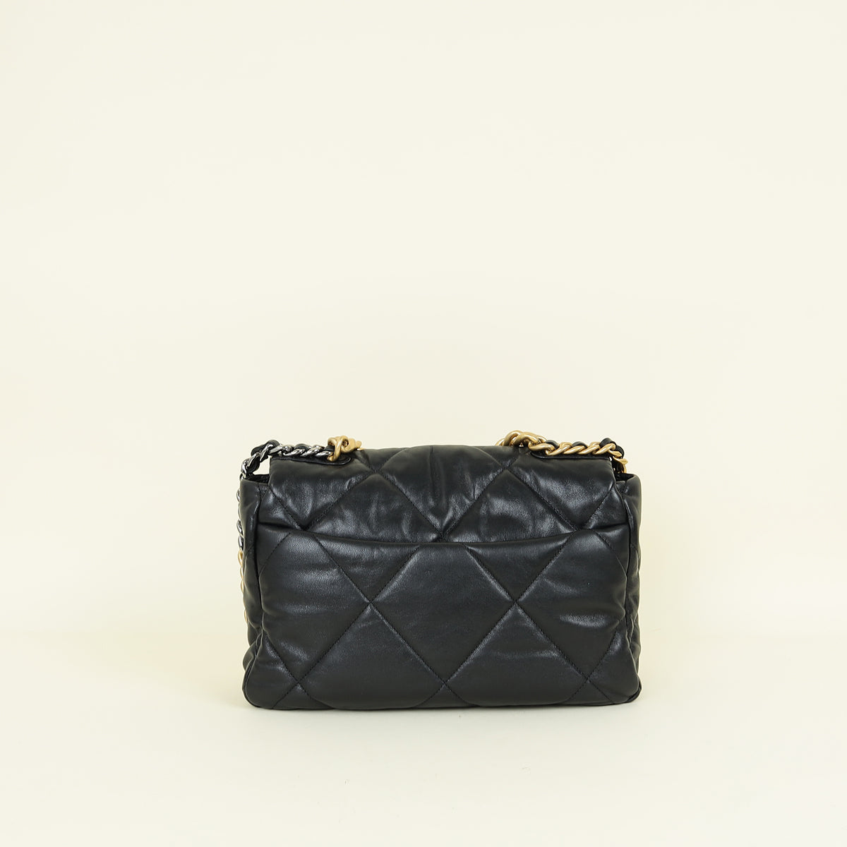 Chanel Black 19 Flap Large Shoulder Bag