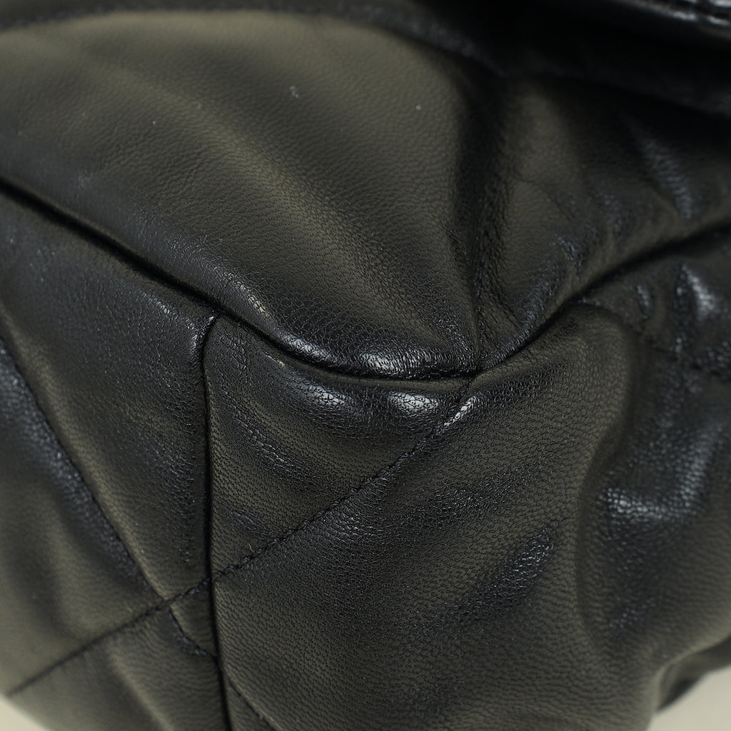 Chanel Black 19 Flap Large Shoulder Bag