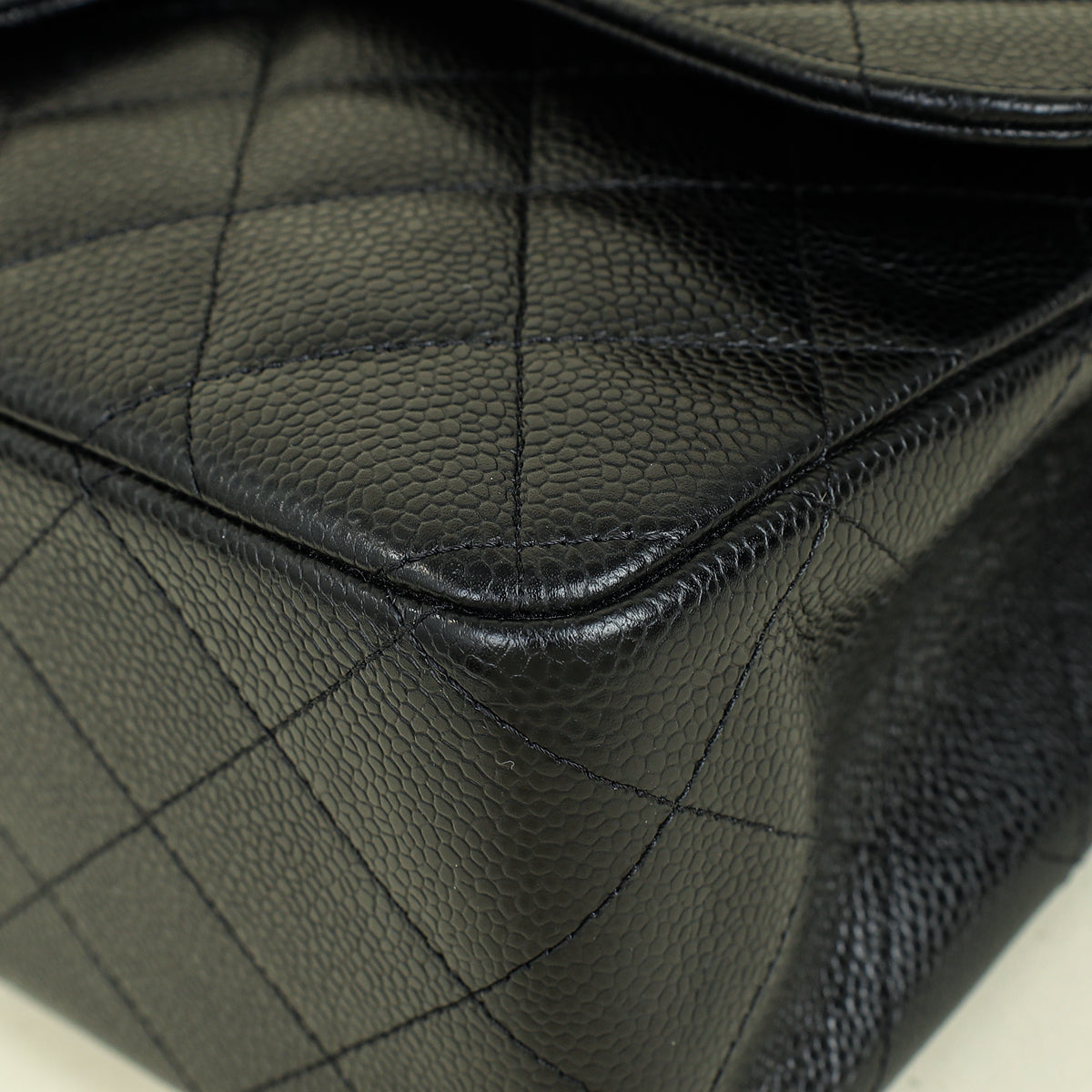 Chanel Black CC Classic Double Flap Jumbo Bag