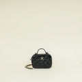 Chanel Black CC Top Handle Vanity Case Bag