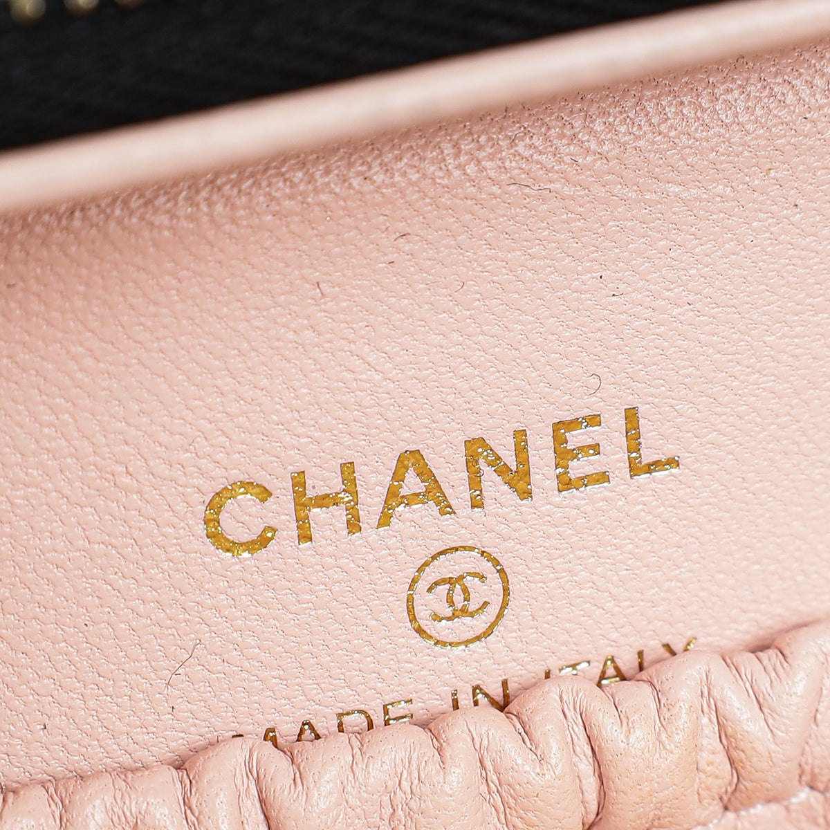 Chanel Black CC Top Handle Vanity Case Bag
