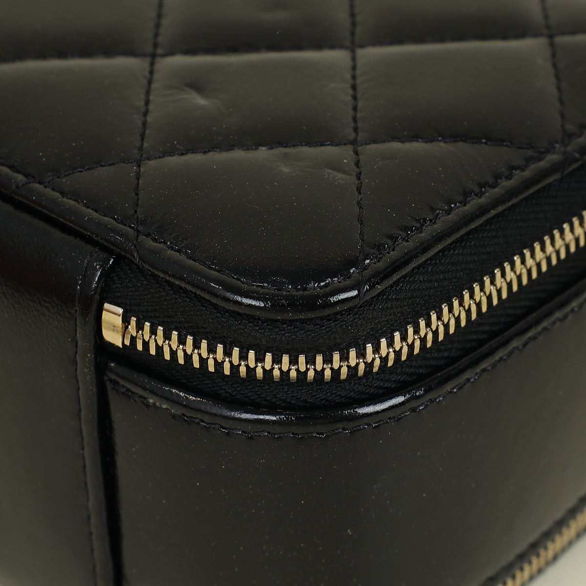 Chanel Black CC Top Handle Vanity Case Bag