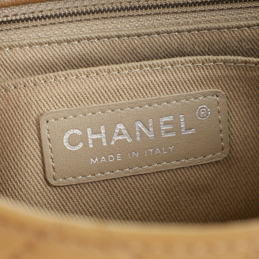Chanel Brown CC Curvy Flap Bag