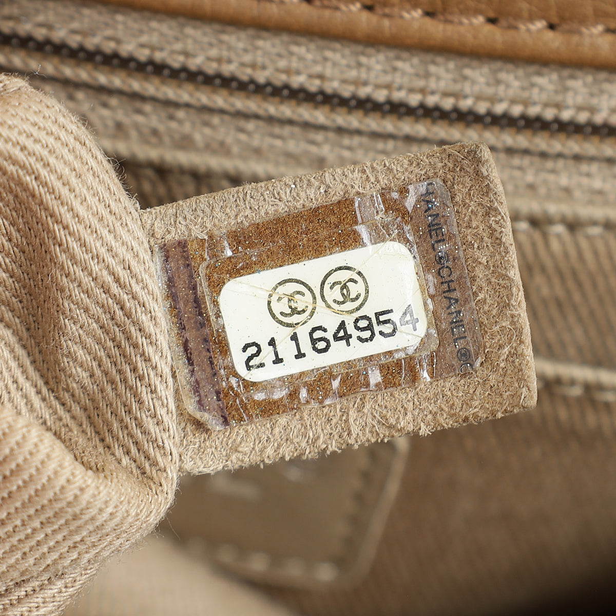 Chanel Brown CC Curvy Flap Bag