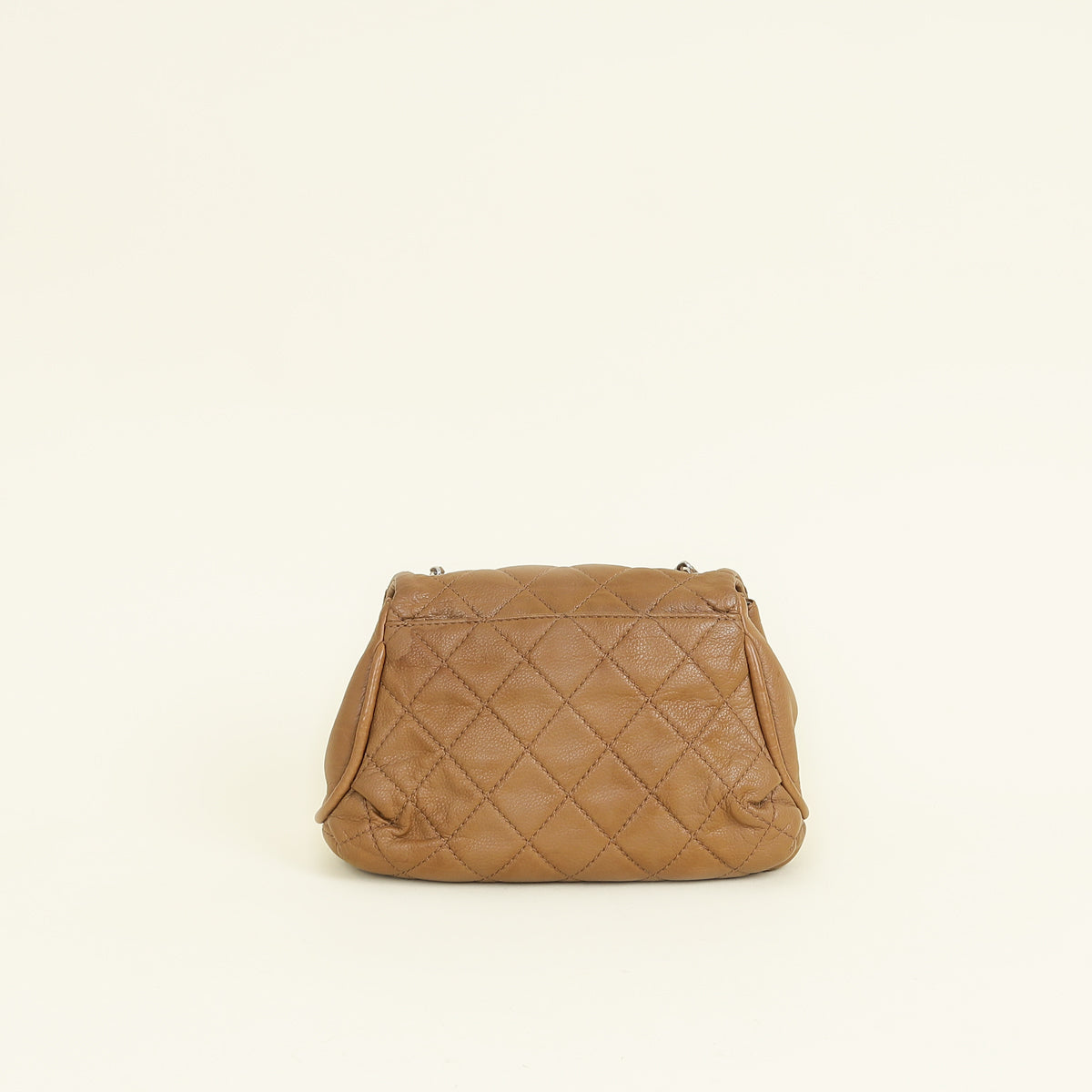 Chanel Brown CC Curvy Flap Bag